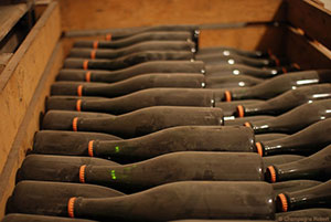 Vieillissement du champagne en cave