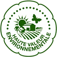Official H.V.E. label (High Environmental Value) HVE