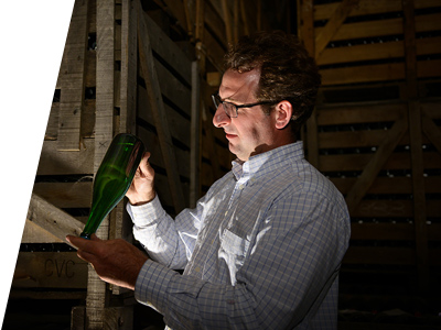 Champagne A. Robert - travail en cave