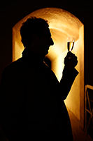 Dégustation au chai Champagne A.Robert: Dégustation au chai