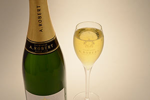 Champagne et verre Champagne et verre