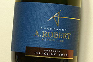 Champagne A.Robert: Champagne A. Robert Ancrages Millésime