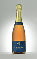 Champagne A. Robert : Bouteille champagne Rosé Alliances